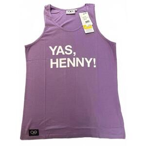Queer Eye Purple 'YAS, HENNY!' Tank Top Medium